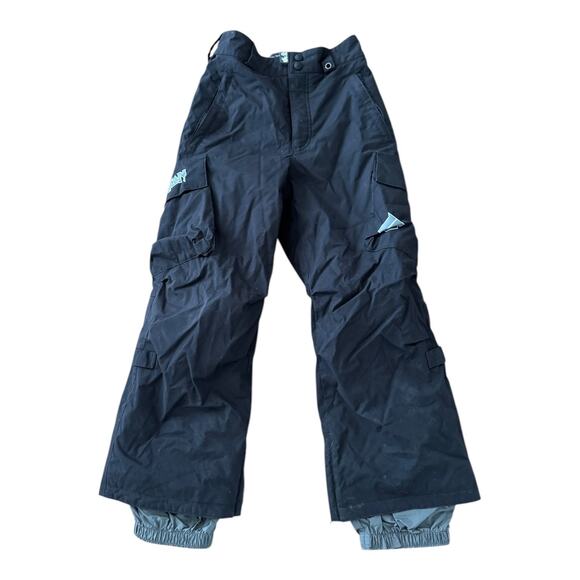 Burton boys, cargo ski snowboard pants black size small 8 yrs - Picture 3 of 9